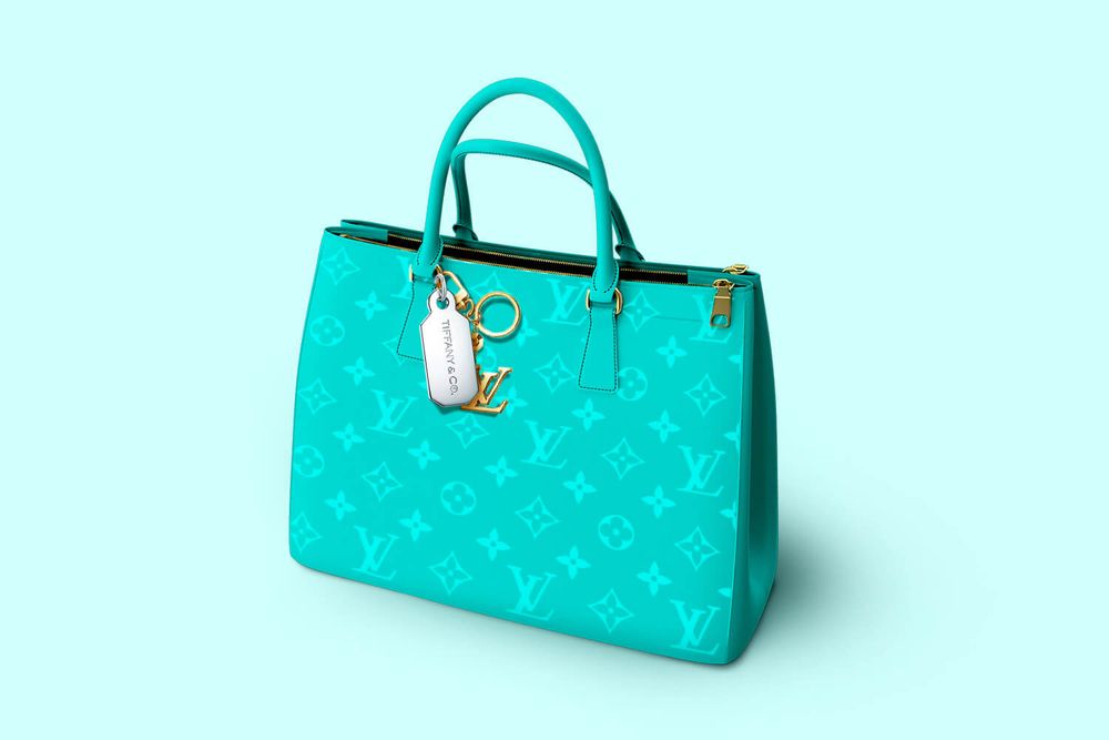 Louis Vuitton bag in Tiffany coloring