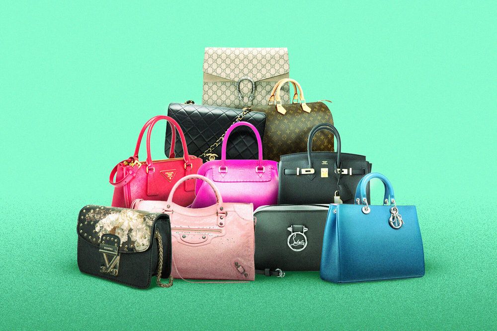 A pyramid of luxury handbags at risk under proposed tariffs