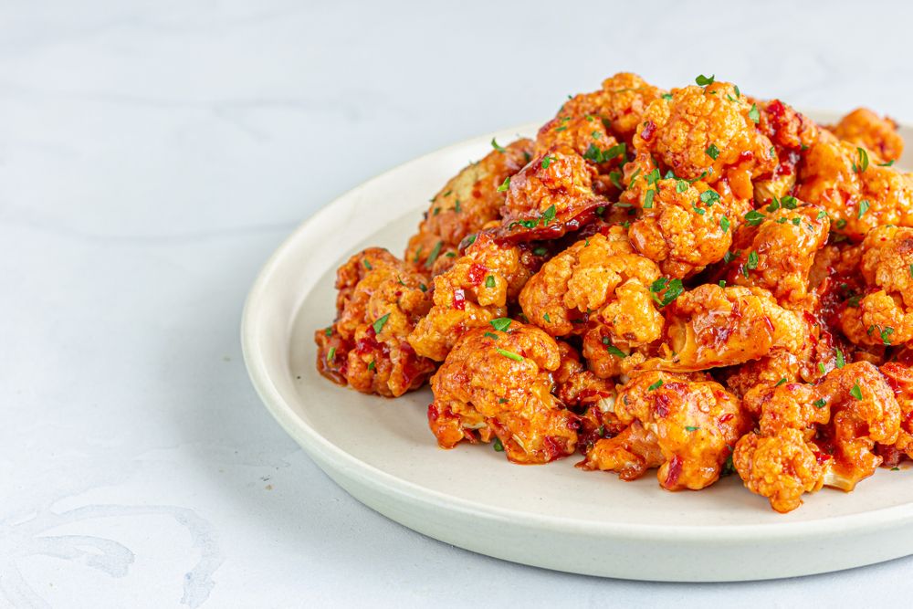 Buffalo Cauliflower Bites