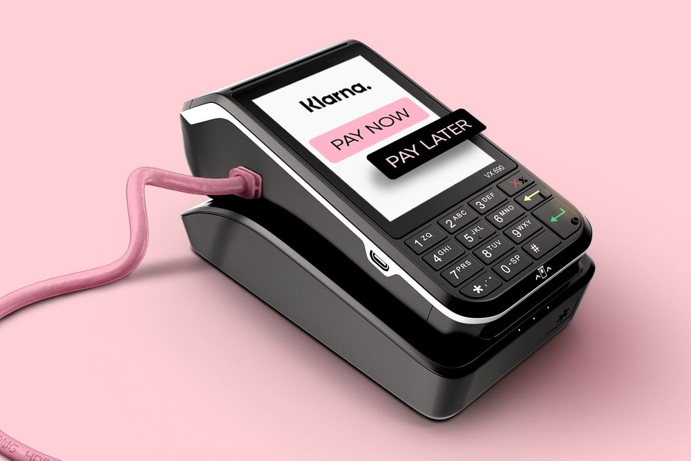 Klarna credit card machine 