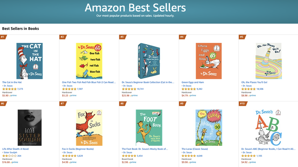 Amazon best sellers