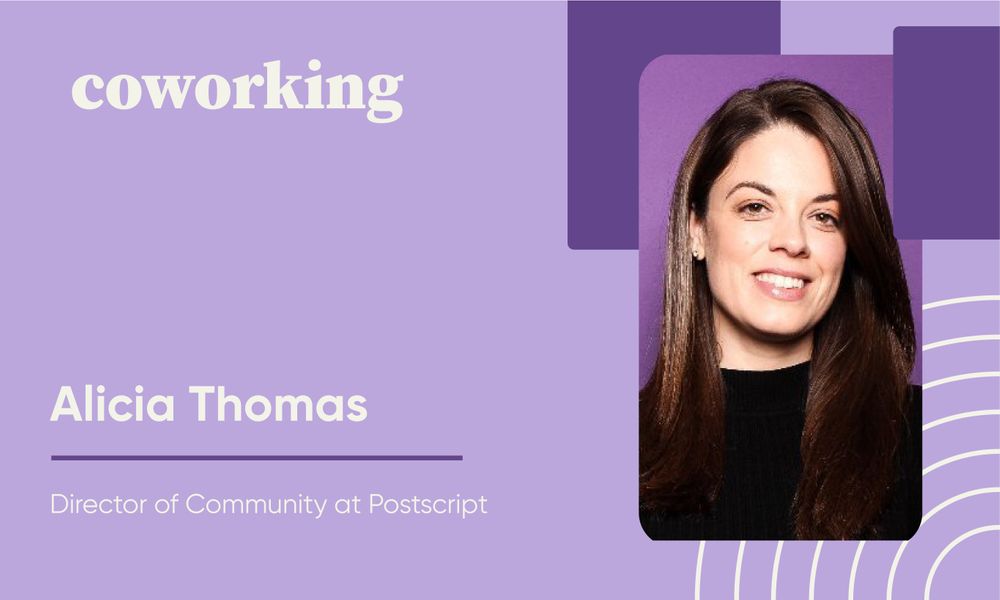 Image of Alicia Thomas on the Coworking template