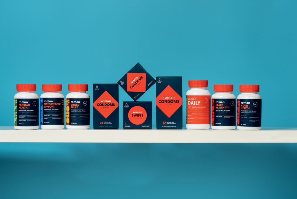 Image of Ro products on a blue background
