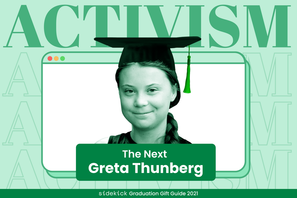 Sidekick Grad Gift Guide Greta Thunberg