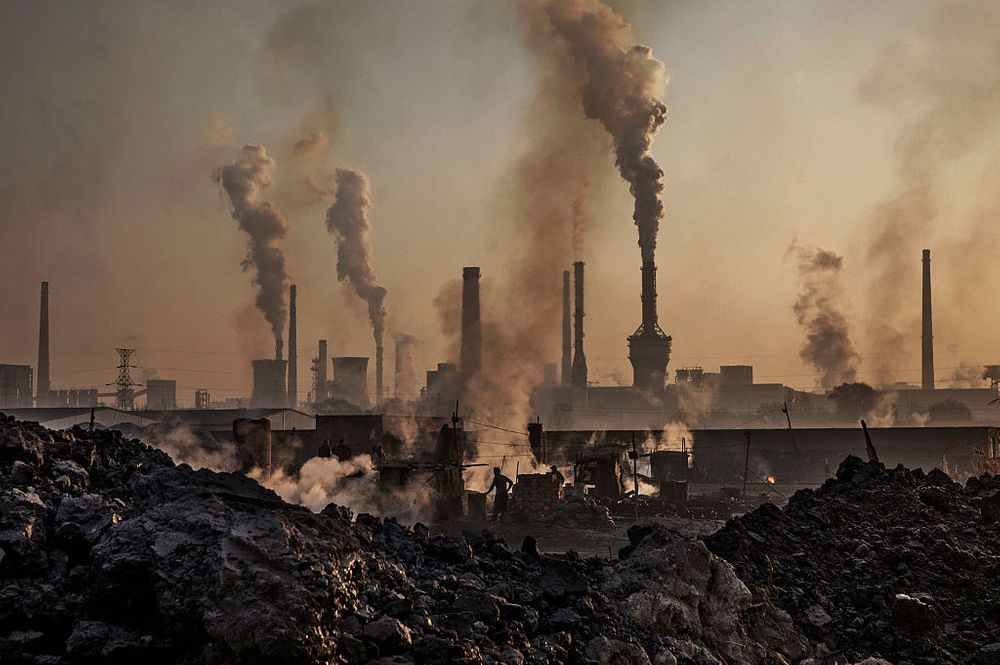 A factory in China