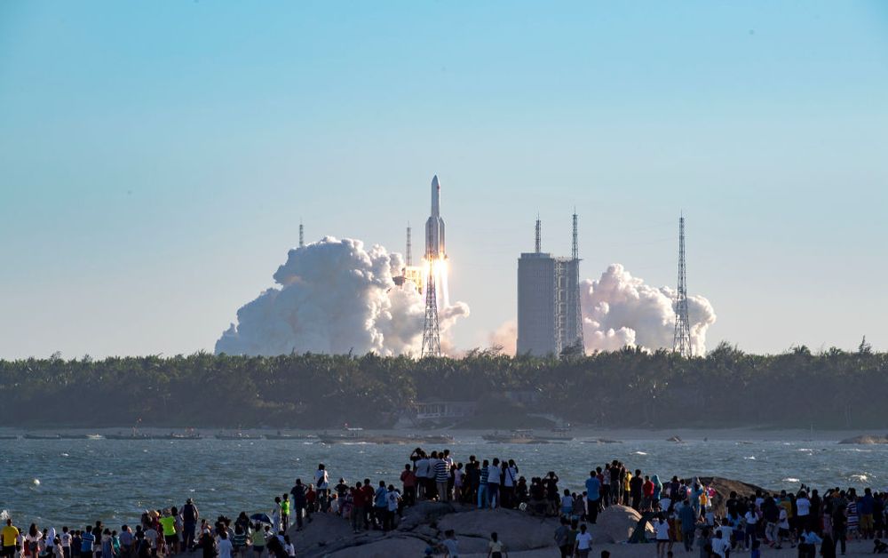 Launch of Chinese rocket