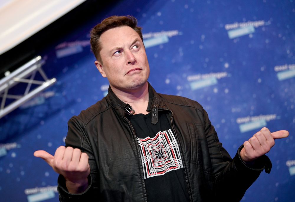BERLIN, GERMANY DECEMBER 01:  SpaceX owner and Tesla CEO Elon Musk arriv...