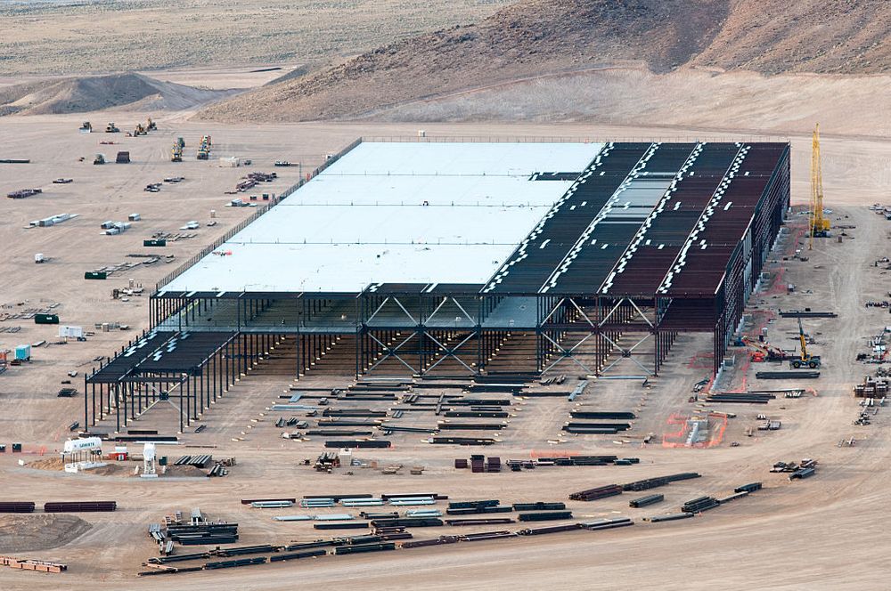 Tesla's gigafactory in Nevada