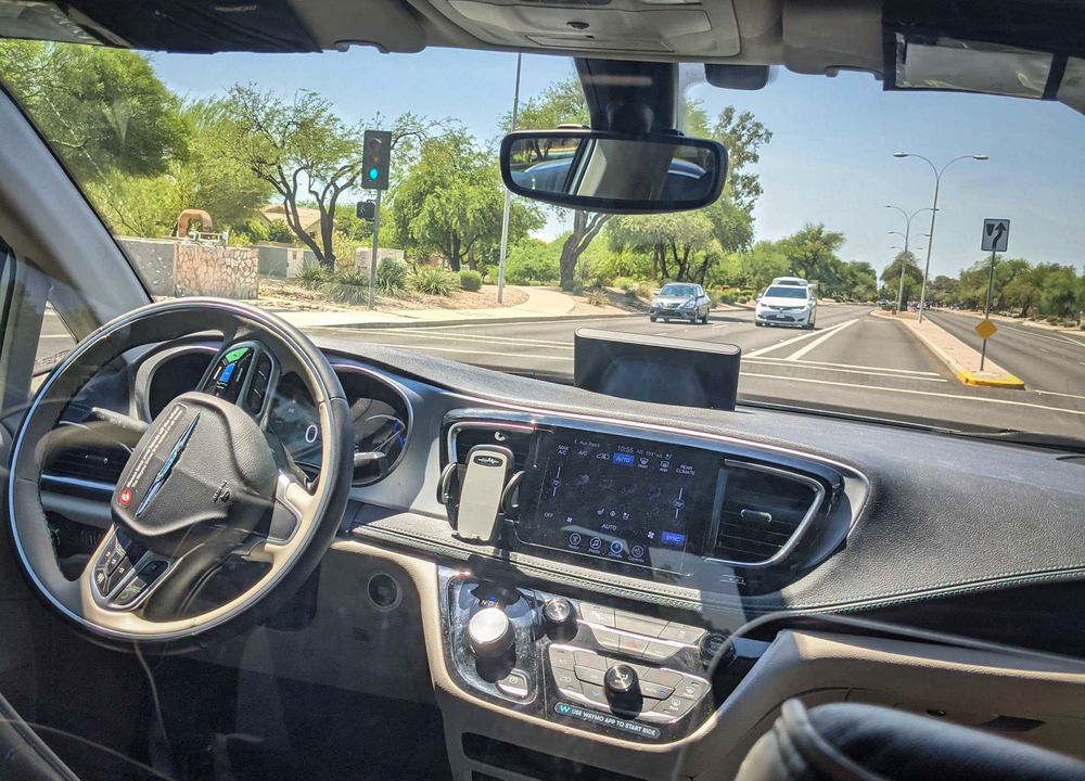 waymo self-driving car ride