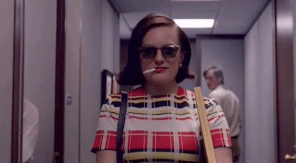 Peggy quitting her job on Mad Men