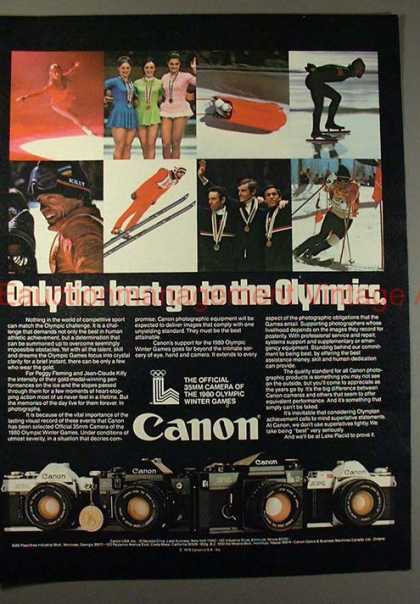 Vintage Canon Olympics ad