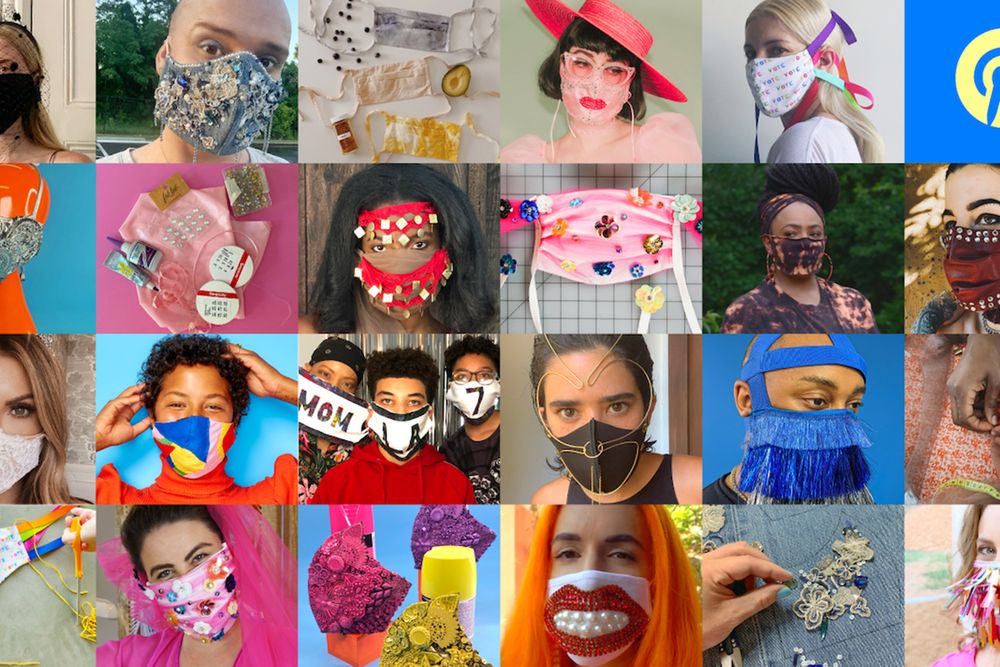 fun masks on people