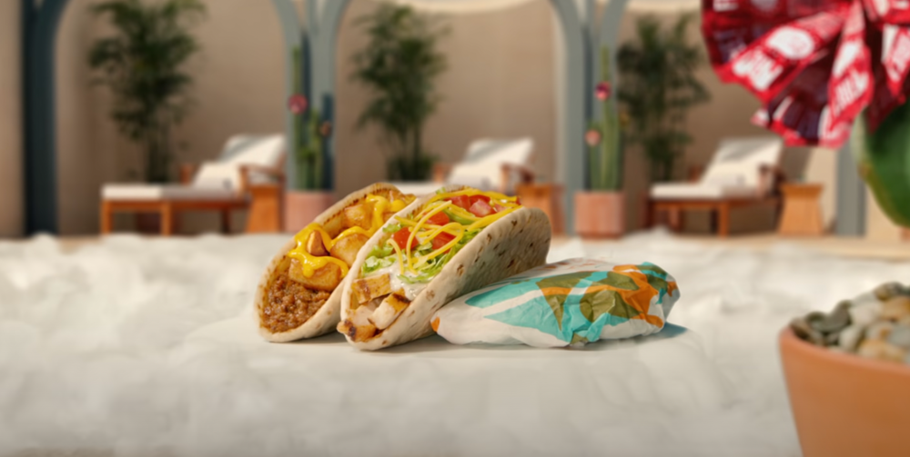 image of three Taco Bell tacos