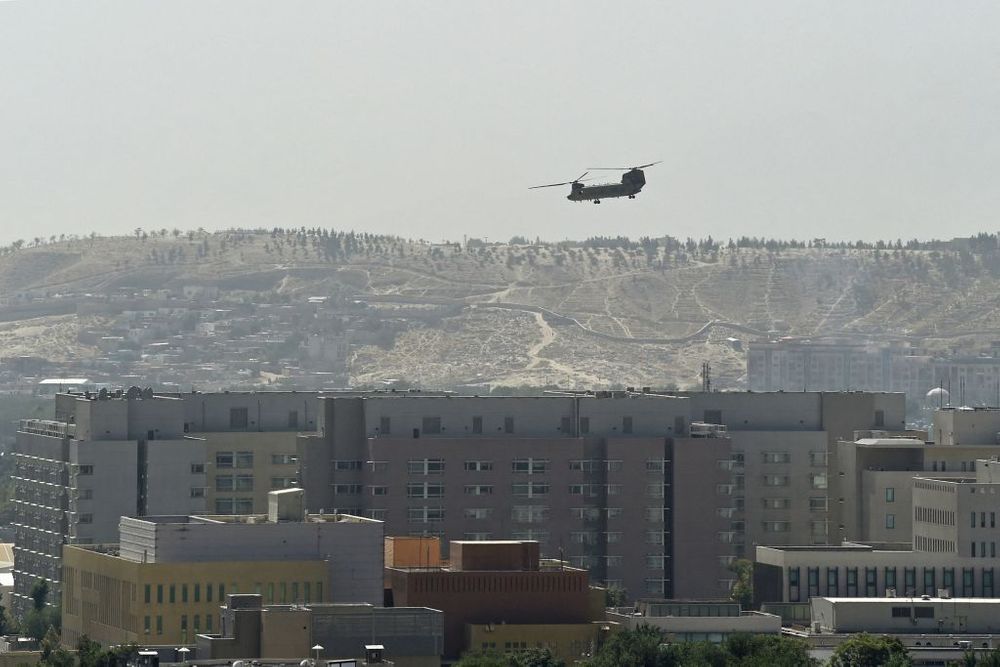 US helicopter in Afghanistan