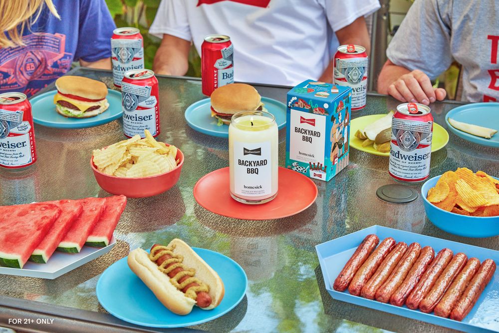 Budweiser's BBQ-scented beer at a picnic