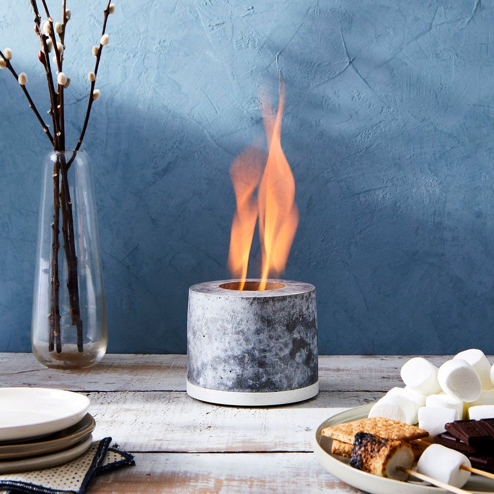 Food52 mini ceramic fireplace