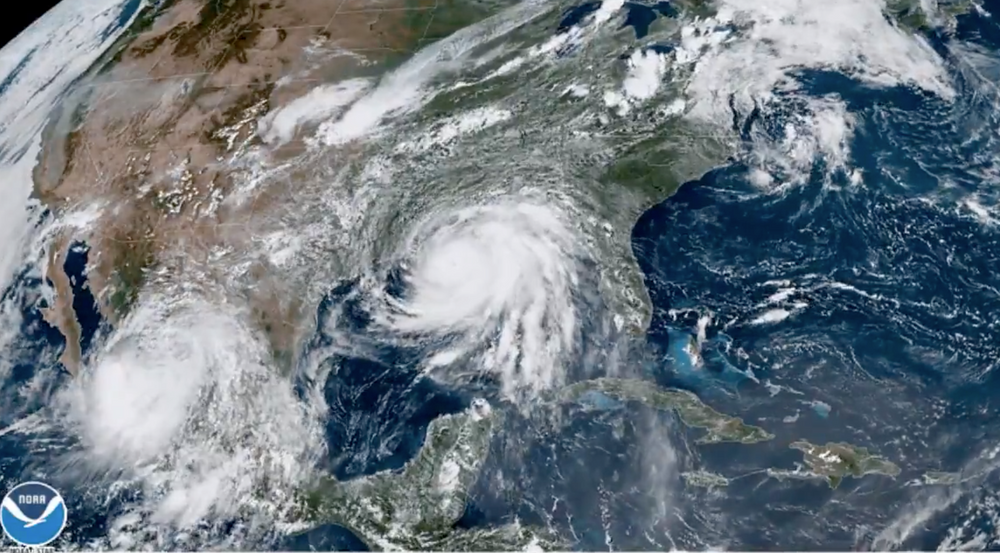 NOAA hurricane map