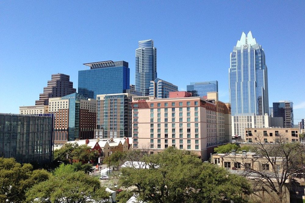 A photo of Austin's skyline