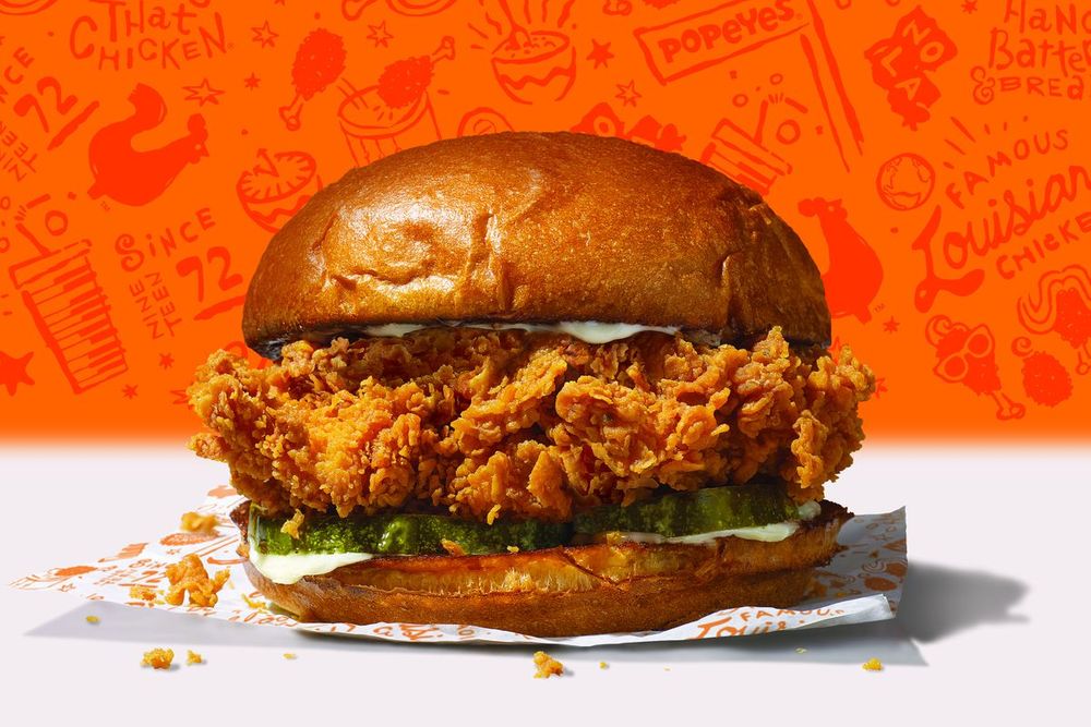 Popeyes chicken sandwich 