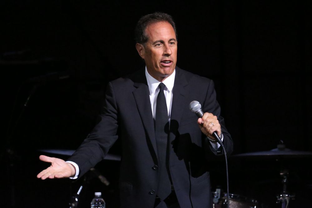 NEW YORK, NY - SEPTEMBER 12:  Jerry Seinfeld performs during the GOOD + ...