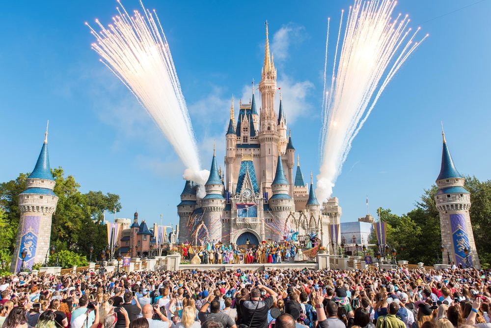 LAKE BUENA VISTA, FL - OCTOBER 01: Walt Disney World Resort marked its 4...