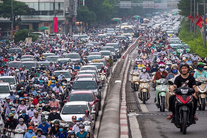 Rush hour in Vietnam