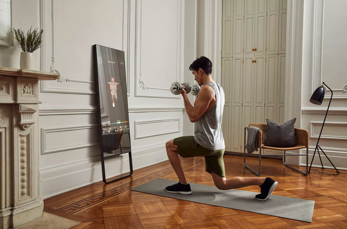 Mirror home workout