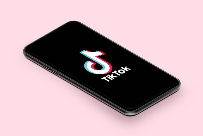 TikTok on mobile phone