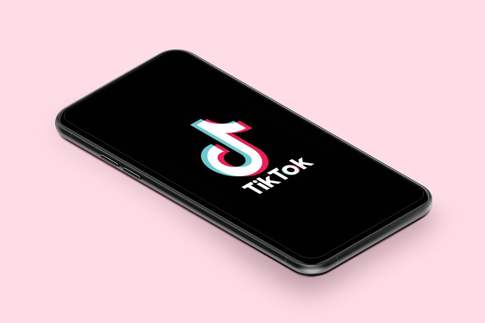 TikTok on mobile phone