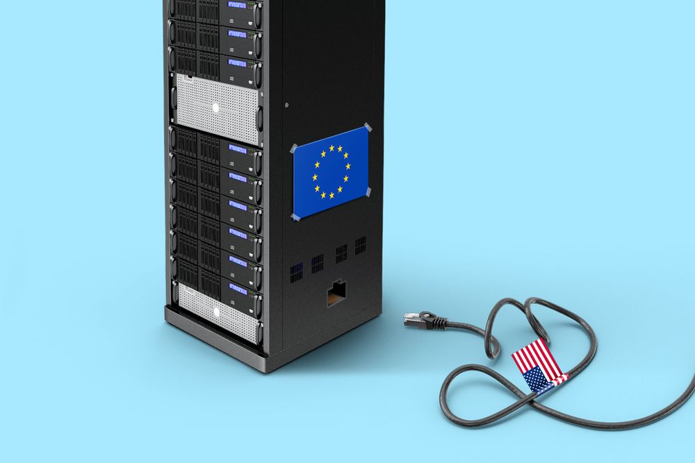 EU data server with American cord unplugged