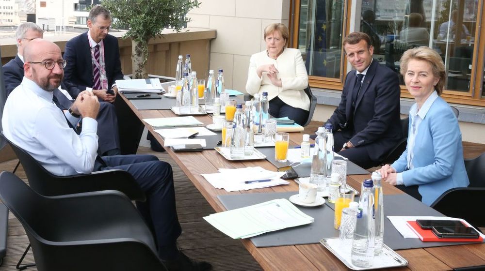 EU leaders at brunch