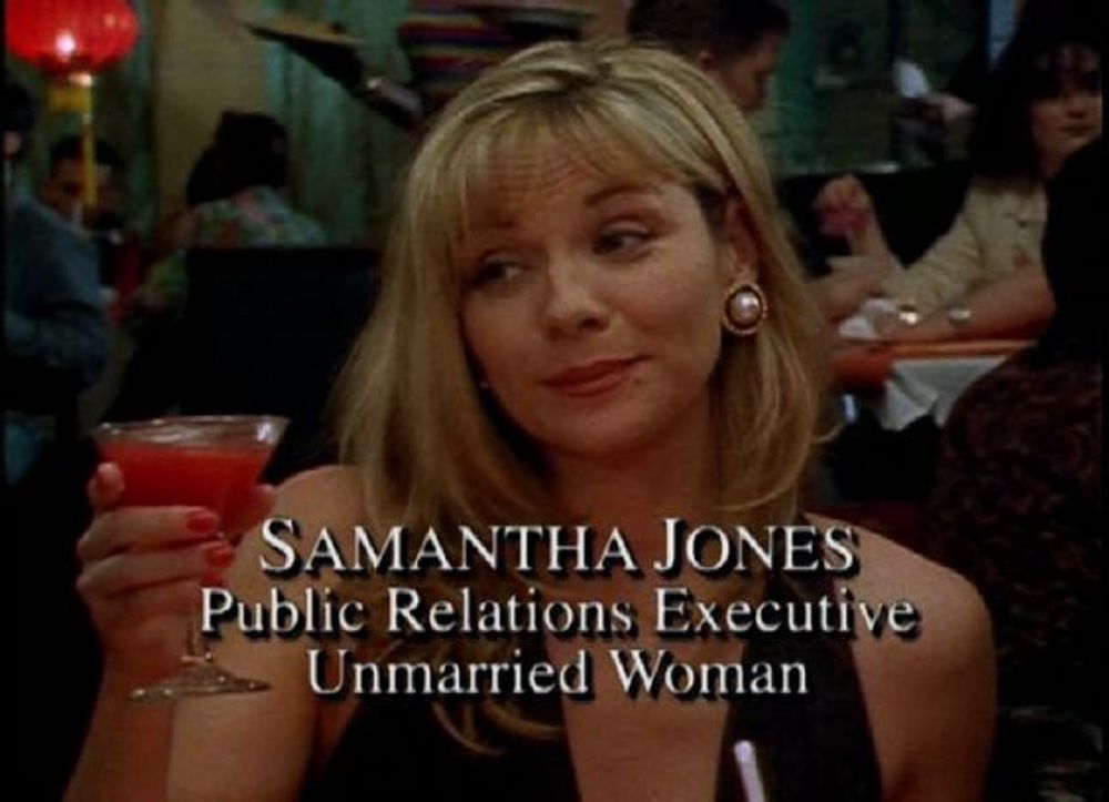 PR Samantha jones sex and the city