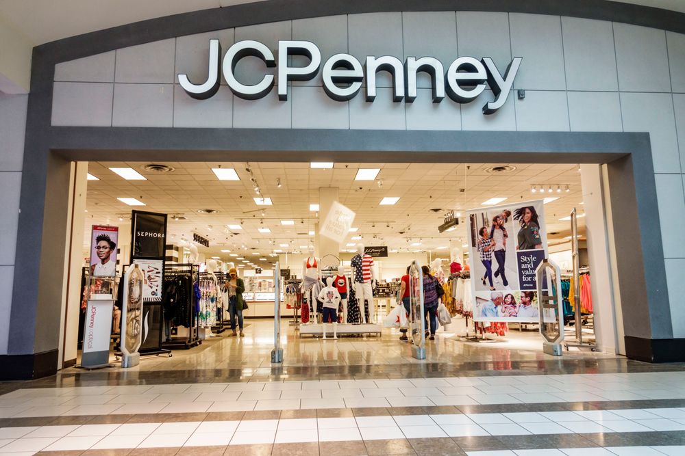 Miami, JC Penny Department Store, front entrance. (Photo by: Jeffrey Gre...