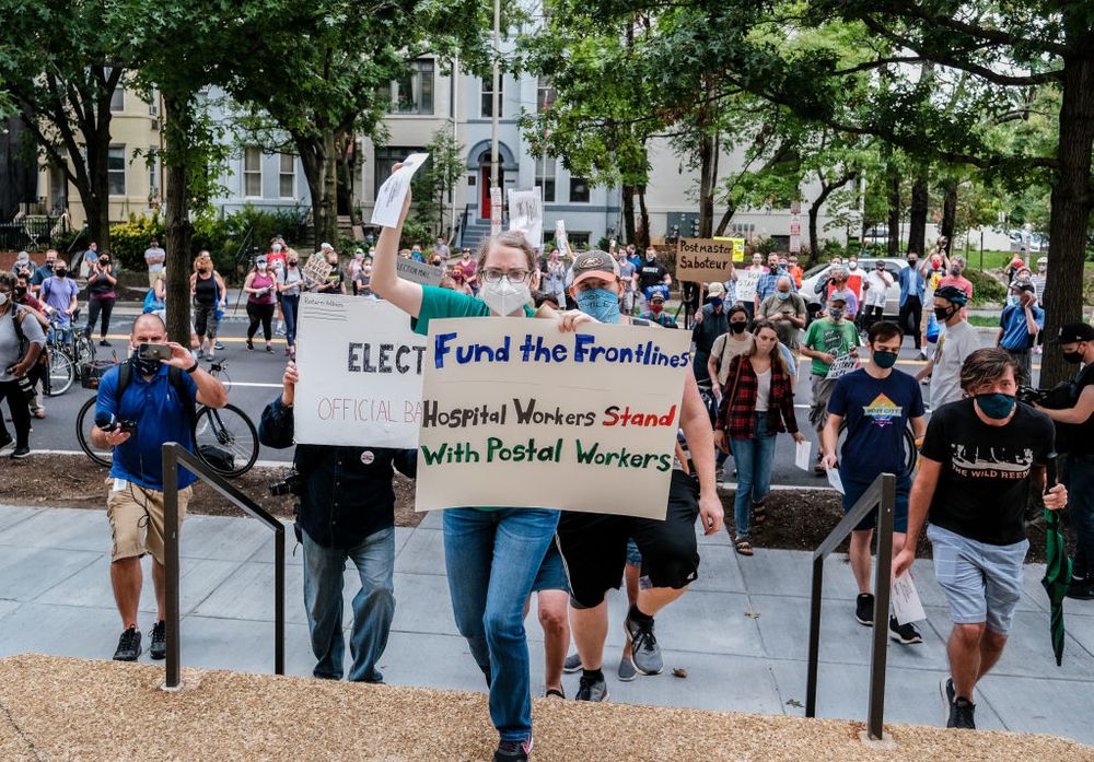 USPS protest