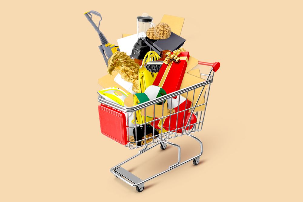 Full shopping cart 