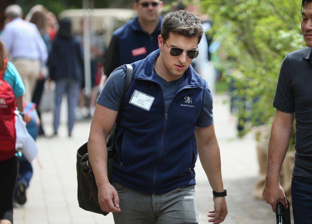 SUN VALLEY, ID - JULY 08:  Brian Chesky, co-founder and CEO of Airbnb, a...