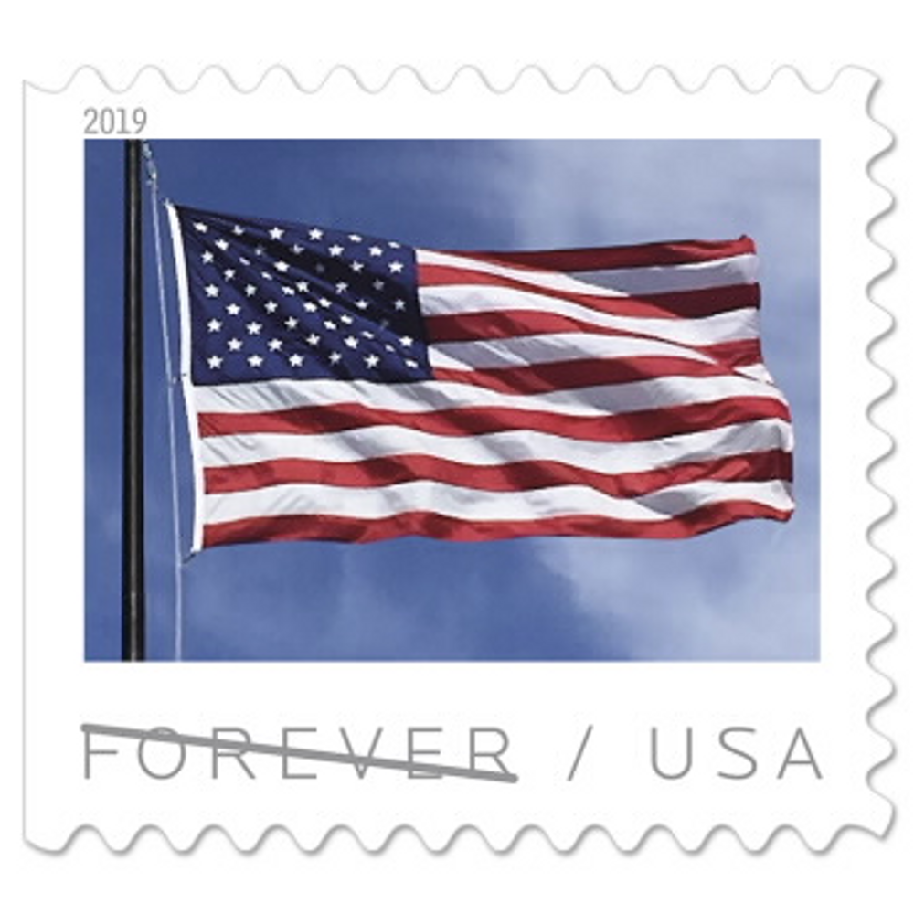 american flag stamp