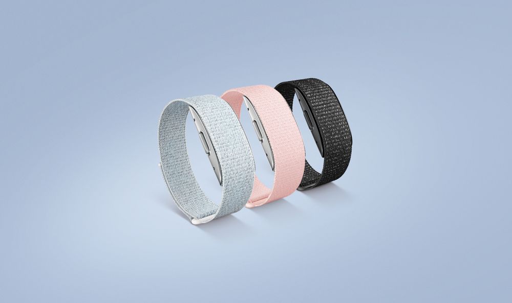 Amazon Halo bands with three different colors