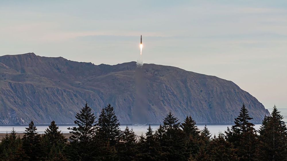 Astra rocket launches from Kodiak, Alaska