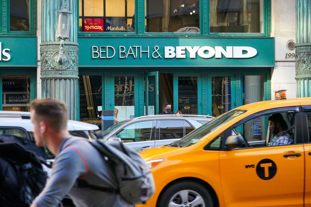 A Bed Bath & Beyond storefront 