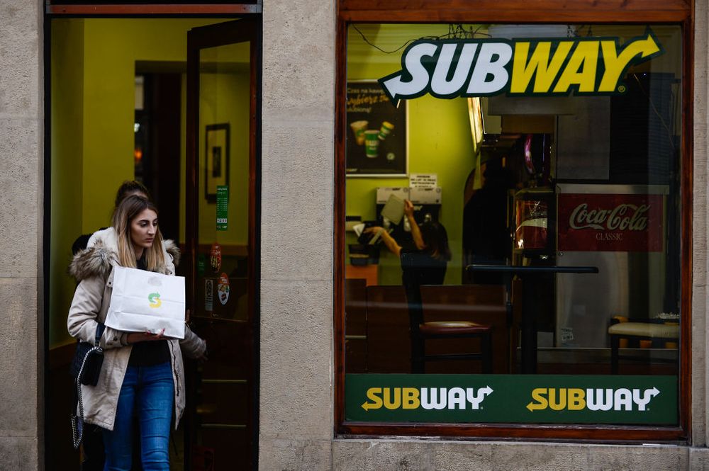 Subway storefront