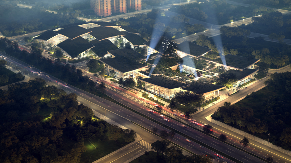 Rendering for smart city in China