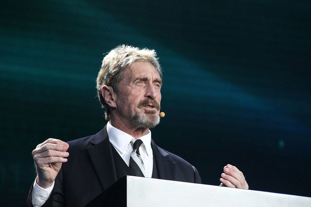 John McAfee, founder of the early antivirus software McAfee