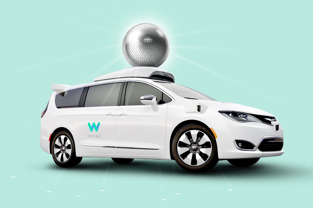 Waymo minivan