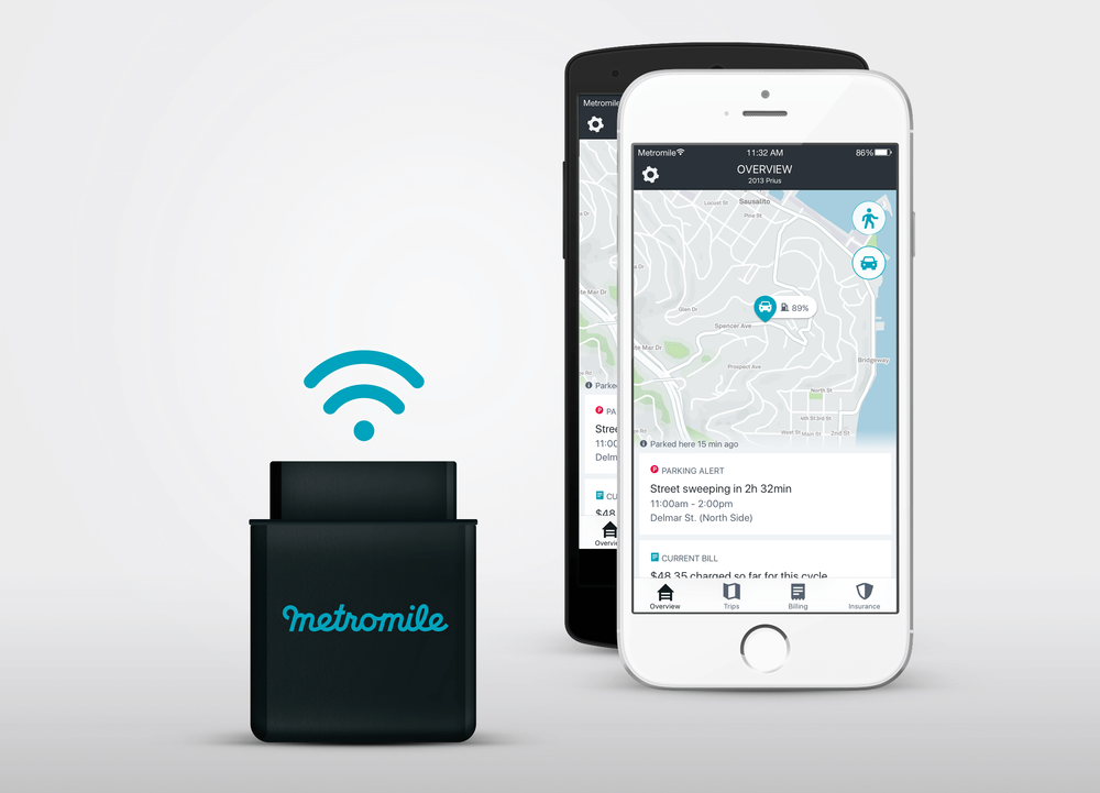 Metromile IoT device and mobile app
