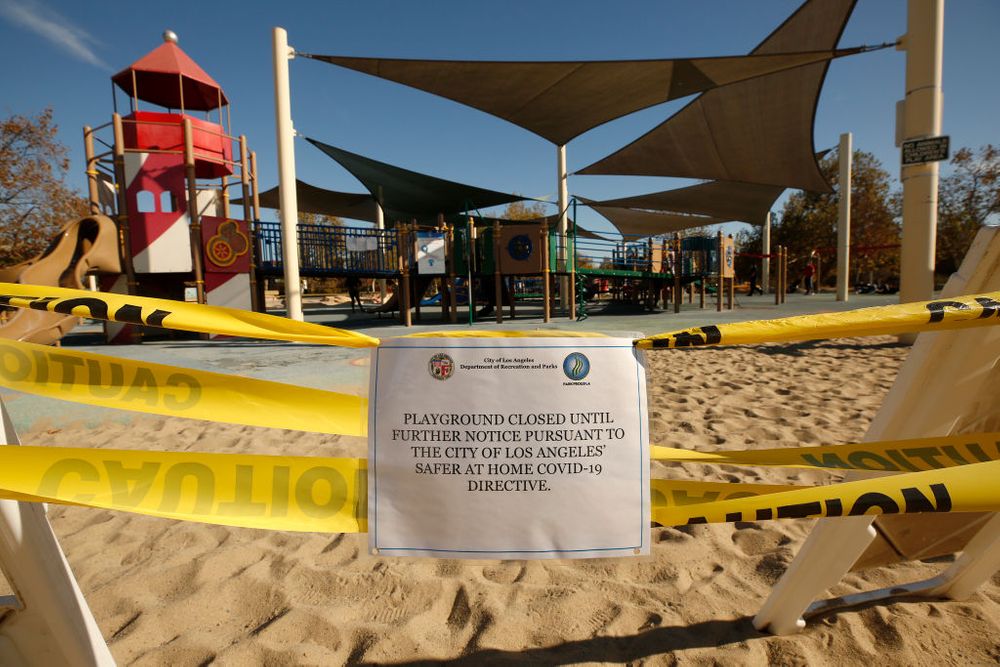 Closed playground