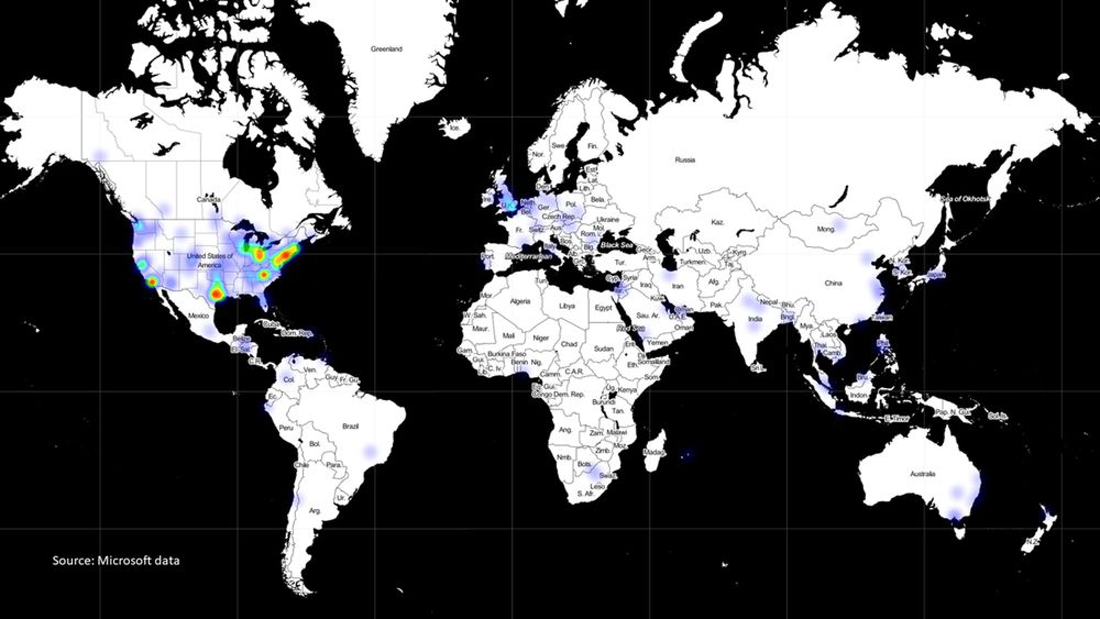 initial phase of the attack and the breadth of supply chain vulnerability in the U.S., provided by Microsoft