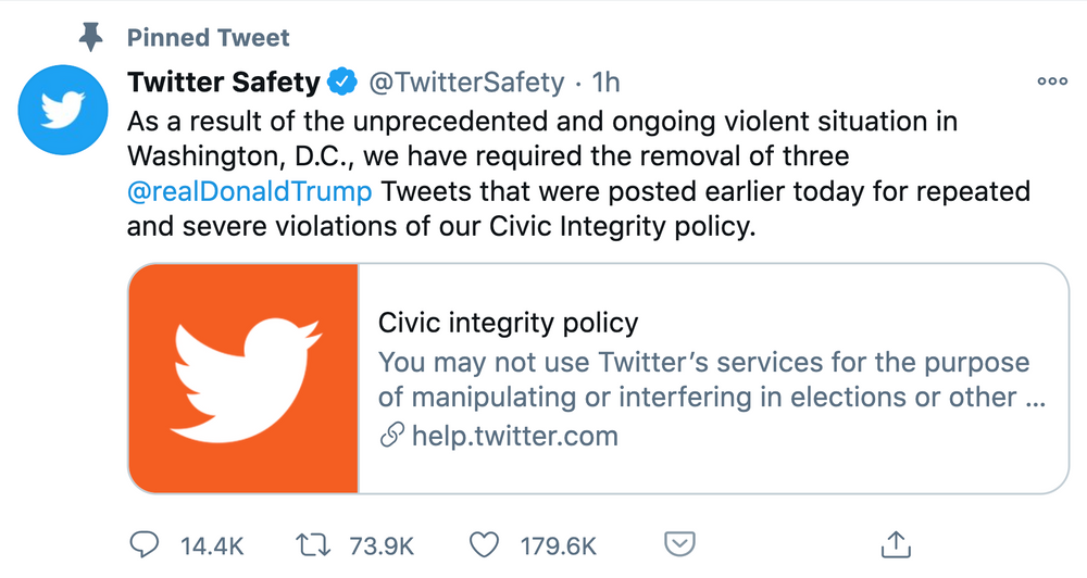 Twitter blocks Trump account