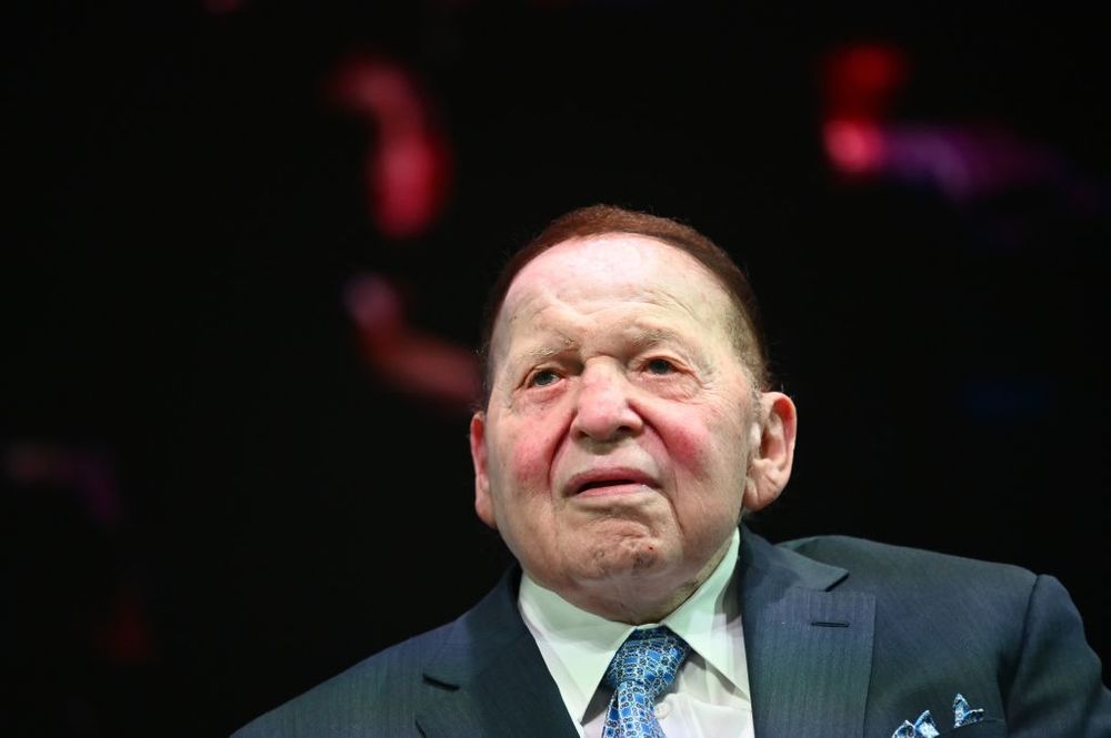 Casino magnate Sheldon Adelson 