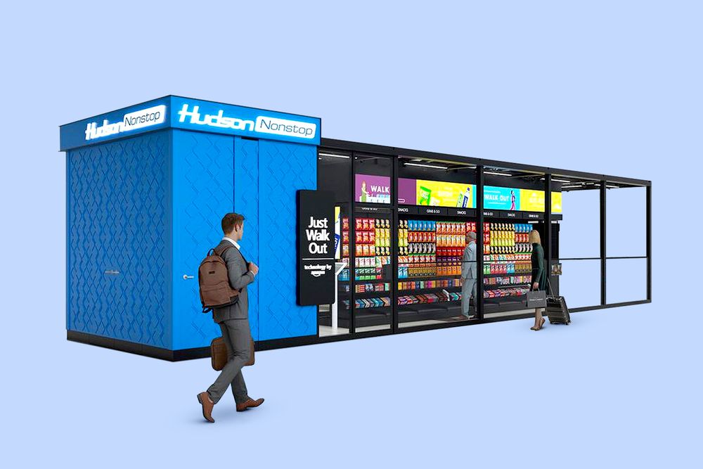 3D rendering of a Hudson Just Walk Out Store